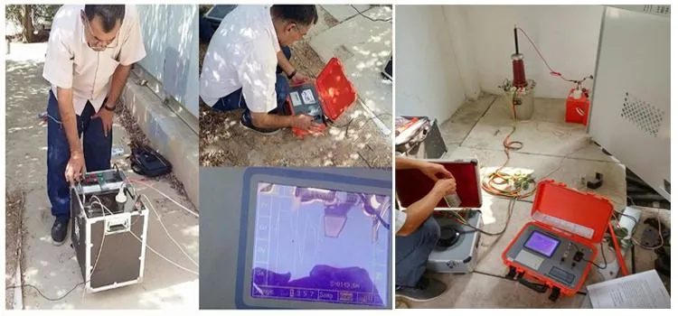 Tdr Phạm vi lỗi cáp dưới lòng đất đo khoảng cách sơ bộ trước vị trí 4