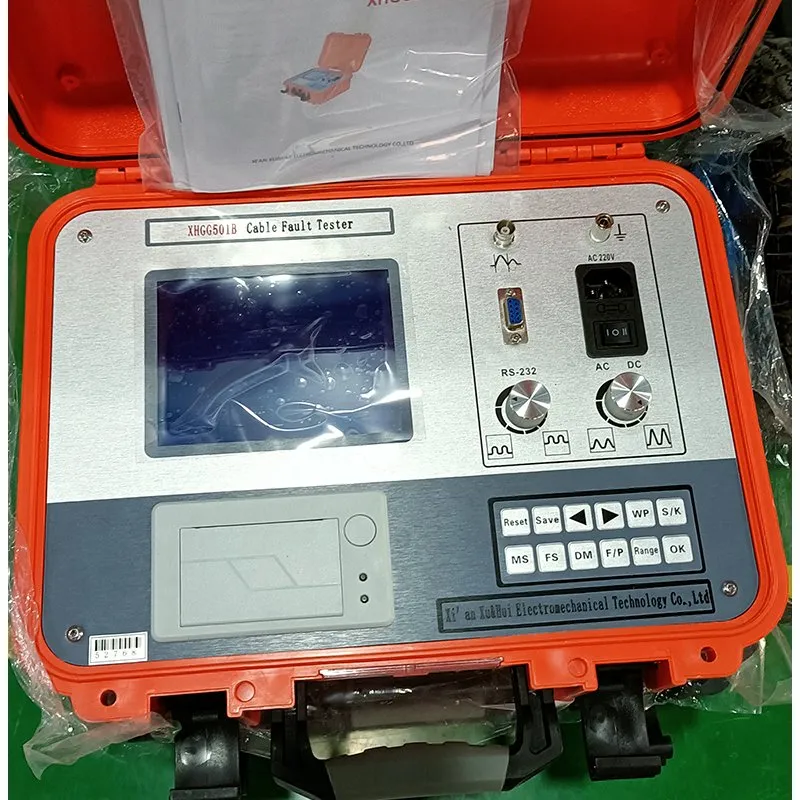 Tdr Phạm vi lỗi cáp dưới lòng đất đo khoảng cách sơ bộ trước vị trí 1