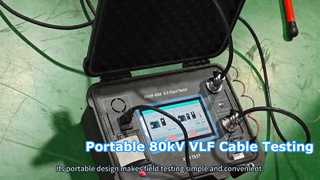 Giải pháp kiểm tra cáp nhỏ gọn 80kV VLF Hipot Test